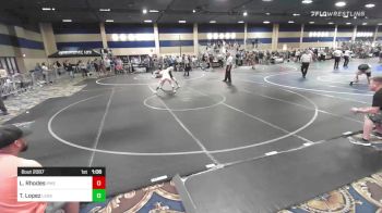 120 lbs Quarterfinal - Larry Rhodes, Pikes Peak Warriors vs Tygren Lopez, Legacy Elite WC