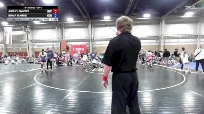 54 kg Rr Rnd 7 - Ashlyn Swope, Central Pennies - GK8E vs Emma Mantei, Michigan Wrestling Academy - GK8E
