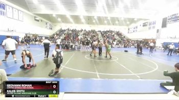 285 lbs Cons. Round 1 - Kaleb Smith, Victor Villains Wrestling Club vs Geovanni Roman, Canyon Springs High School