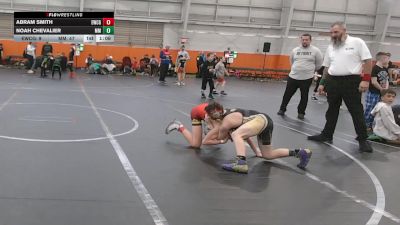 96 lbs Round 4 (6 Team) - Abram Smith, Empyre WC Gold vs Noah Chevalier, Meridian Maniacs