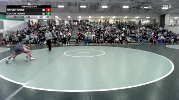 106 lbs Cons. Round 2 - Colton Dobbs, Tironook Wrestling Club vs Kaylor Jones, Lions Wrestling Academy