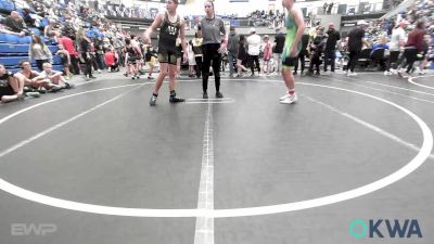 132-140 lbs Rr Rnd 3 - Channing Dunn, Kingfisher YellowJackets vs Jaxon Rickers, Woodward Youth Wrestling