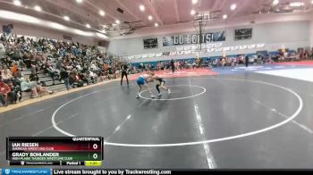 90 lbs Quarterfinal - Ian Riesen, Sheridan Wrestling Club vs Grady Bohlander, High Plains Thunder Wrestling Club
