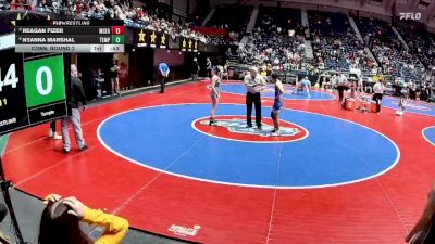 110 lbs Cons. Round 2 - Reagan Fizer, McEachern vs Nyanna Marshal, Temple