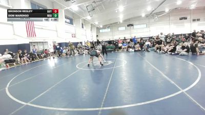 139 lbs Quarterfinal - Bronson Begley, Dayton Bandits - HS vs Dom Marengo, Wiggle Worms
