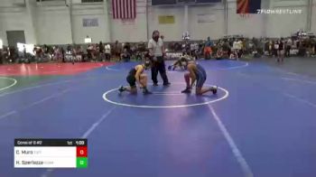 106 lbs Consi Of 8 #2 - Christopher Muro, Tuff Kidz vs Henrik Sperlazza, Poway Elite