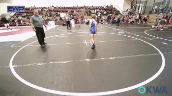 64 lbs Rr Rnd 1 - Ryan Coose, Mannford Pirate Youth Wrestling vs Hunter Ramsey, Newkirk Takedown Club