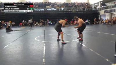 285 lbs Champ. Round 1 - Knolin Callender, College Of The Redwoods vs Josiah Rosales, Lassen College