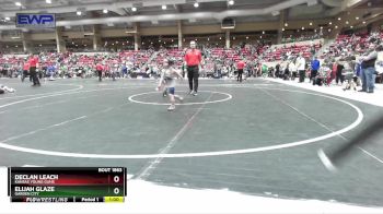 40 lbs Cons. Round 2 - Declan Leach, Kansas Young Guns vs Elijah Glaze, Garden City