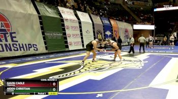 285 Class 1 lbs Cons. Round 2 - Gavin Cagle, Trenton vs Aiden Christian, Holden