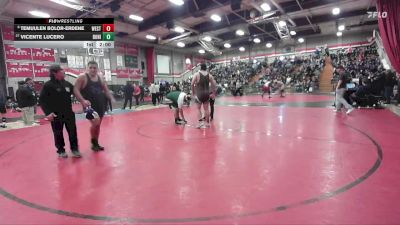 285 lbs Champ. Round 1 - Vicente Lucero, Bonita vs Temuulen Bolor-Erdene, West Torrance