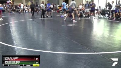 120 lbs Round 4 (6 Team) - Brock Bechler, Team Shutt Weston vs Wesley Hyatt, BRAWL Black