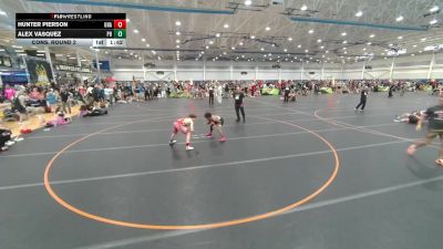 106 lbs Cons. Round 2 - Hunter Pierson, Unattached vs Alex Vasquez, Unattached