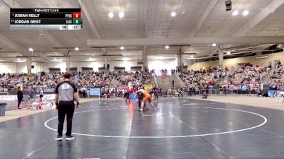 A 190 lbs Cons. Round 2 - Jordan Geist, Livingston Academy vs Josiah Kelly, Pigeon Forge High School