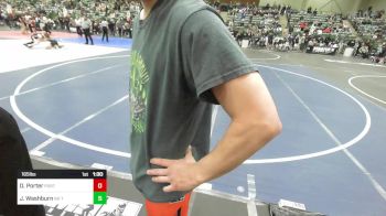 165 lbs Quarterfinal - Joshua Washburn, No Team vs Damian Porter, Porter House