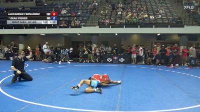 93 lbs Cons. Semis - Alexander Fernandez, Capital Wrestling Club vs Beau Fisher, Hurricane Wrestling Academy