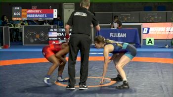 50 kg Quarterfinal - Sarah Hildebrandt, USA vs Victoria Anthony, USA