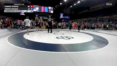 175 lbs Cons. Rd Of 32 - Dominic Stinson, MO vs Gideon Carlisle, AR