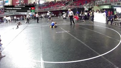 70 lbs Cons. Round 3 - Tru Kliment, Kearney MatCats Wrestling Club vs Jaxson Peterson, GI Grapplers