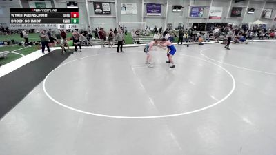 JR BOYS HARD LUCK - 181.4-186 Champ. Round 1 - Wyatt Kleinschmit, South Dakota vs Brock Schmidt, Aviators Wrestling