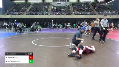 140 lbs Quarterfinal - Annika Emshoff, Frederick vs Amber Hunter-Snyder, Bear