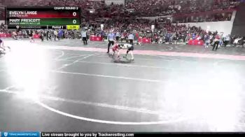 115 lbs Champ. Round 2 - Mary Prescott, Hudson Wrestling Club vs Evelyn Lange, X-Factor Elite