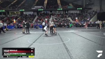 97 lbs Champ. Round 1 - Blancaelizabeth Floresklemick, Manhattan vs Mylee Renville, Augusta