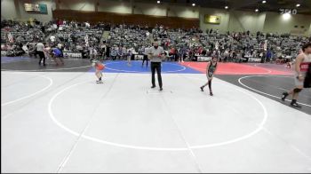 90 lbs Quarterfinal - Matthew Razo, Nevada Elite WC vs Ryker Voss, Roseburg May Club