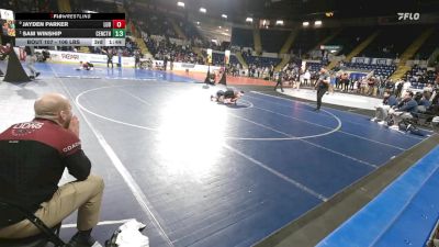 113 lbs Consi Of 8 #1 - Brayden Pouliot, Beverly vs Stephen Minehan, Marshfield