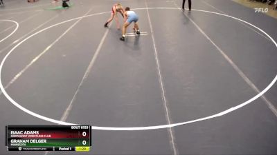 144 lbs Cons. Round 2 - Isaac Adams, Northwest Wrestling Club vs Graham Delger, Minnesota