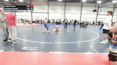 105 lbs Rr Rnd 2 - CJ Dreshman, TDWC Maniacs Blue - MS vs Mason Hartrum, 84 Athletes - MS