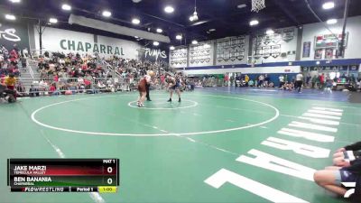 120 lbs Cons. Semi - Ben Banania, Chaparral vs Jake Marzi, Temecula Valley