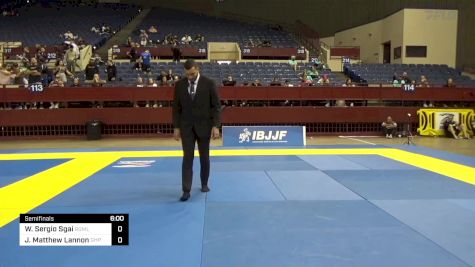 Willian Sergio Sgai vs Josh Matthew Lannon 2024 Pan IBJJF Jiu-Jitsu No-Gi Championship
