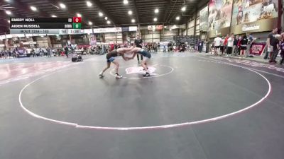 185 lbs Round 2 - Aiden Russell, Black Hills Wrestling Academy vs Emery Noll, Beach Buccaneers