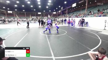 66 lbs Rr Rnd 1 - Swayze Wall, Randall Raider Wrestling Club vs Marcos Cordova, Los Lunas Tigers