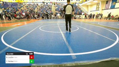 58 lbs Quarterfinal - Bree Leyba, Team Tulsa Wrestling Club vs Tate Parker, Pryor Tigers