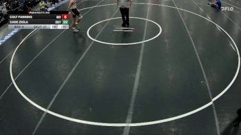 165 lbs Semis & 1st Wrestleback (8 Team) - Preston Krause, Burwell vs Kelby Coufal, Aquinas Catholic