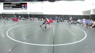 144 lbs Madden Sandoval, Team Oregon vs Coreu Powe, Team Alabama