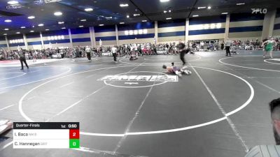 77 lbs Quarterfinal - Isaiah Baca, NM BadBoyz vs Conan Hannegan, Grit Wrestling