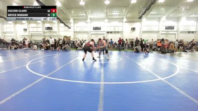 285 lbs Round Of 16 - Kolten Clark, OH vs Bryce Weeder, PA