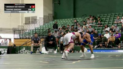 141 lbs Semifinal - Santino Sanchez, CSU Bakersfield vs Brennan Van Hoecke, Little Rock