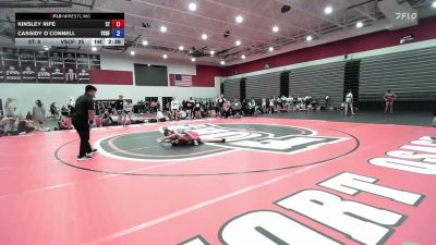 105 lbs Round 1 (12 Team) - Kinsley Rife, 5280 TWO vs Cassidy O`Connell, Victory School Of Wrestling