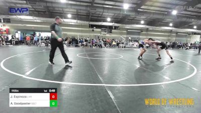 115 lbs Consi Of 32 #1 - Jayden Espinoza, Live Training vs Anthony Goodpaster, Sebolt Wrestling Academy