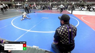 58 lbs Quarterfinal - Jesus Vasquez, Duran Elite vs Rowyn Brethauer, Bear Cave