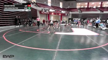 135 lbs Consolation - Nevaeh Reyes, Lawton vs Ania-Maelynn Fox, Cache High School Girls