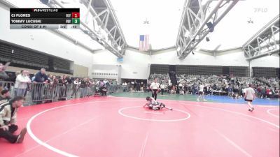 96-I lbs Consi Of 8 #1 - Paul Testa, Vougar's Honors Wrestling vs Russell Lombardy, Edge Wrestling