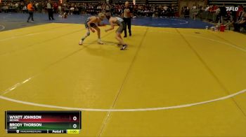 130 lbs 1st Place Match - Brody Thorson, LCWM vs Wyatt Johnson, Becker