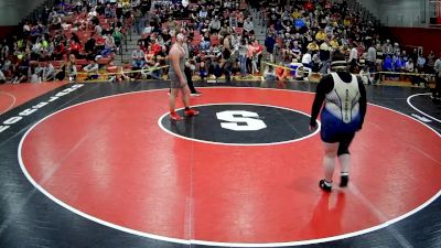 215 lbs Cons. Round 2 - Kirra Mort, Bethlehem Center Hs vs Wyatt McCoy, Westmont Hilltop Hs