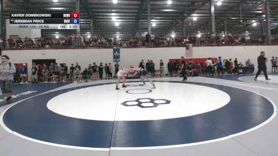 70 kg Champ. Rd Of 128 - Xavier Dombkowski, Bad Karma Wrestling Club vs Jeremiah Price, Boone RTC