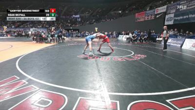 5A Boys 157 lbs Cons. Round 3 - Sawyer Greenstreet, Thurston Boys vs Sean McFall, Eagle Point Boys
